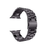 Apple Watch 42mm | Apple Watch (42/44/SE/45/46/49mm) -  CNC Pro Rustfrit Stål Rem - Sort - DELUXECOVERS.DK