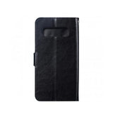 Samsung Galaxy S10+ | Samsung Galaxy S10+ (Plus) - Retro Diary Læder Cover - Sort - DELUXECOVERS.DK