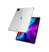iPad Pro 12,9 (2020) | iPad Pro 12,9" (2020) - Silent Stødsikker Silikone Cover - Gennemsigtig - DELUXECOVERS.DK