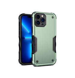 iPhone 13 Pro Max | iPhone 13 Pro Max - REALIKE™ Pro Stødsikkert Håndværker Cover - Army/Grøn - DELUXECOVERS.DK