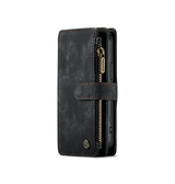 iPhone 12 | iPhone 12 - CaseMe™ Multifunktionel Læder Etui / Pung - Sort - DELUXECOVERS.DK