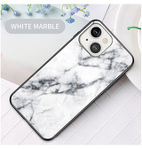 iPhone 13 Mini | iPhone 13 Mini - DELUXE™ Marble  Silikone Cover - Carrara - DELUXECOVERS.DK
