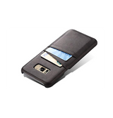 Samsung Galaxy S8 | Samsung Galaxy S8 - NX Design Læder Bagcover - Sort - DELUXECOVERS.DK