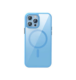 iPhone 13 Pro Max | <AAA>iPhone 13 Pro Max - NX™ Magnetisk Silikone Cover M. MagSafe - Sierra Blue - DELUXECOVERS.DK