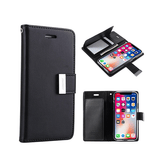 iPhone XS Max | iPhone XS Max - MERCURY™ Fold Læder Etui M. Kortholder - Sort - DELUXECOVERS.DK