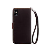 iPhone XS Max | iPhone Xs Max - Reborn Leaf Wallet Læder Etui M. Magnetluk - Sort - DELUXECOVERS.DK