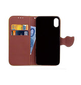 iPhone XS Max | iPhone Xs Max - Reborn Leaf Wallet Læder Etui M. Magnetluk - Sort - DELUXECOVERS.DK