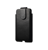iPhone 6 Plus / 6s Plus | iPhone 6/6S Plus - Mont Blanc Ægte Læder Bælte Sleeve - Sort - DELUXECOVERS.DK