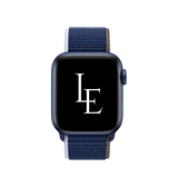 Apple Watch 38mm | Apple Watch (38/40/SE/41mm) - L'Empiri™ Sport+ Nylon Velcro Rem - Navy - DELUXECOVERS.DK