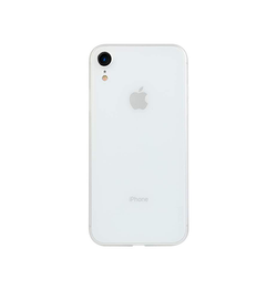 iPhone XR | iPhone XR - Ultratynd Matte Series Cover V.2.0 - Hvid/Klar - DELUXECOVERS.DK