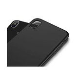 iPhone XS Max | iPhone XS Max - PRO+ Design Mat Slim Silikone Cover - Sort - DELUXECOVERS.DK