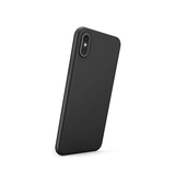 iPhone XS Max | iPhone XS Max - Novo Frosted Matte Slim Silikone Cover - Sort - DELUXECOVERS.DK