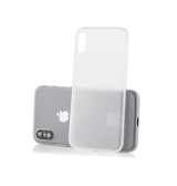 iPhone XS Max | iPhone XS Max - Ultratynd Matte Series Cover V.2.0 - Hvid/Klar - DELUXECOVERS.DK