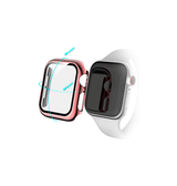 Apple Watch Cover | Apple Watch (38/40/42/44mm) - Mirror Edge Full Cover - Roseguld - DELUXECOVERS.DK