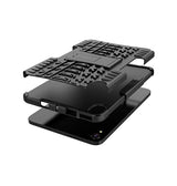 iPad Mini 6 | iPad Mini 6/7 (2021/2024) - GRIP™ Robust Stødsikkert TPU Cover m. Kickstand - Sort - DELUXECOVERS.DK
