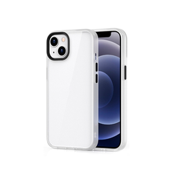 iPhone 13 | iPhone 13 - DELUXE™ Hybrid Silikone Cover - Hvid - DELUXECOVERS.DK