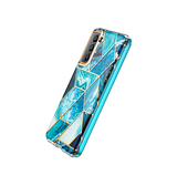 Samsung Galaxy S21+ | Samsung S21+(Plus) - UNIQ™ Marble Silikone Cover - Koboltblå - DELUXECOVERS.DK