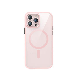 iPhone 13 Pro Max | <AAA>iPhone 13 Pro Max - NX™ Magnetisk Silikone Cover M. MagSafe - Rosegold/Pink - DELUXECOVERS.DK