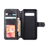 Samsung Galaxy S10e | Samsung Galaxy S10e - AZNS™ Diary Læder Etui / Taske M. Pung - Sort - DELUXECOVERS.DK