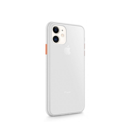 iPhone 12 Mini | iPhone 12 Mini - DELUXE™ Simple Silikone Cover - Hvid/Gennemsigtig - DELUXECOVERS.DK
