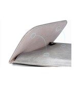 Macbook Sleeve | MacBook Pro 14" - L'Empiri™ Smooth Læder Sleeve - Grå - DELUXECOVERS.DK