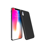 iPhone XS Max | iPhone XS Max - Novo Frosted Matte Slim Silikone Cover - Sort - DELUXECOVERS.DK