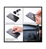 Mobilholder | TOPK™ - Universal Smart Magnet Stander-Holder - Sort - DELUXECOVERS.DK