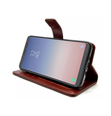 Samsung Note 8 | Samsung Galaxy Note 8 - Retro Diary Læder Cover M. Pung - Brun - DELUXECOVERS.DK