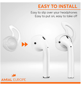 Airpods 1/2 | AirPods (1/2) | Earhook til AirPods / Bedre Fitting - Hvid - DELUXECOVERS.DK