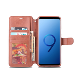 Samsung Galaxy S9+ | Samsung Galaxy S9+ (Plus) - AZNS™ Diary Læder Etui / Taske M. Pung - Brun - DELUXECOVERS.DK