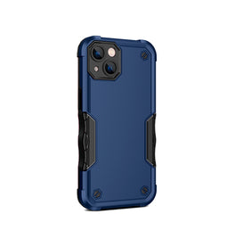 iPhone 13 Mini | iPhone 13 Mini - REALIKE™ Pro Stødsikkert Håndværker Cover - Navy/Blå - DELUXECOVERS.DK