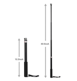 Selfiestang | GoPro / Insta 360 Justerbar Selfiestang - 103cm - Sort - DELUXECOVERS.DK
