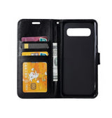 Samsung Galaxy S10e | Samsung Galaxy S10e - Retro Diary Læder Cover - Sort - DELUXECOVERS.DK