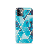 iPhone 12 | iPhone 12 - DELUXE™ Marble  Silikone Cover - Ocean - DELUXECOVERS.DK