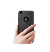 iPhone 6 / 6s | iPhone 6/6s - Usams Vintage Slim Læder Bag Cover - Sort - DELUXECOVERS.DK