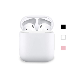 Airpods 1/2 | AirPods (1/2) | DeLX Premium Silikone Cover - Hvid - DELUXECOVERS.DK