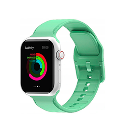 Apple Watch 42mm | Apple Watch (42/44/SE/45mm & Ultra) -  CANDY™ Silikone Sportsrem - Grøn - DELUXECOVERS.DK