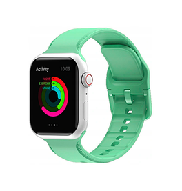 Apple Watch 42mm | Apple Watch (42/44/SE/45mm & Ultra) -  CANDY™ Silikone Sportsrem - Grøn - DELUXECOVERS.DK