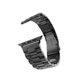 Apple Watch 42mm | Apple Watch (42/44/SE/45/46/49mm) -  CNC Pro Rustfrit Stål Rem - Sort - DELUXECOVERS.DK