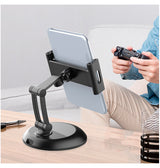 iPad Stander | iPad/Tablet Stander/Holder i Foldbar Design - Sort - DELUXECOVERS.DK