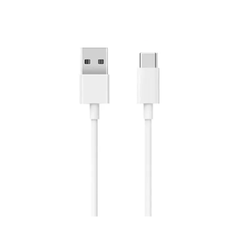 Kabel | USB-C Til USB-A | Oplade Data / Sync Kabel - Hvid - 1M - DELUXECOVERS.DK