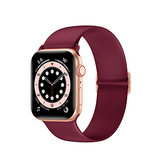 Apple Watch 38mm | Apple Watch (38/40/SE/41/42mm) - ACTIVE™ Silikone Sportsrem - Bordeauxrød - DELUXECOVERS.DK