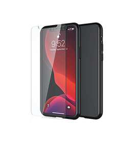 iPhone 11 Pro | iPhone 11 Pro - Deux™ 360° Fuld Cover M. Beskyttelsesglas - Sort - DELUXECOVERS.DK