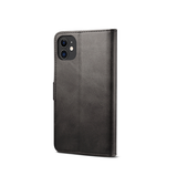 iPhone 11 Pro | iPhone 11 Pro - GUSSIM™ Læder Cover / Etui M. Kortholder - Sort - DELUXECOVERS.DK