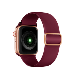 Apple Watch 42mm | Apple Watch (42/44/SE/45/46/49mm) -  ACTIVE™ Silikone Sportsrem - Bordeauxrød - DELUXECOVERS.DK