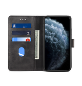 iPhone 11 Pro | iPhone 11 Pro - GUSSIM™ Læder Cover / Etui M. Kortholder - Sort - DELUXECOVERS.DK