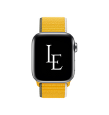 Apple Watch 42mm | Apple Watch (42/44/SE/45/46/49mm) - L'Empiri™ Sport+ Nylon Velcro Rem - Gul - DELUXECOVERS.DK