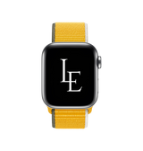 Apple Watch 42mm | Apple Watch (42/44/SE/45mm & Ultra) - L'Empiri™ Sport+ Nylon Velcro Rem - Gul - DELUXECOVERS.DK