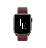 Apple Watch 38mm | Apple Watch (38/40/SE/41/42mm) - L'Empiri™ Sport+ Nylon Velcro Rem - Blomme - DELUXECOVERS.DK