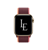 Apple Watch 38mm | Apple Watch (38/40/SE/41mm) - L'Empiri™ Sport+ Nylon Velcro Rem - Blomme - DELUXECOVERS.DK